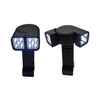 Prevessel Lampes de Gril Lampe LED Super Lumineuse Résistante à la Chaleur pour Barbecue, Cuisine en Plein Air, Lampe de Grill Flexible Réglable pour Barbecue avec 2 Têtes de - Résistant à la Pluie