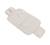 Prevessel Matelas à Langer Portable Imperméable pour bébé, pour Nouveau-nés, Grand Espace, Pliable, Voyage Essentiel pour les Parents en Déplacement (Lapin)