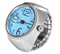 Prevessel Montre à Anneau Rond en Alliage d'acier, Unique, Quartz, Amour, à la Mode, 8 Couleurs, pour Un Rendez-Vous décontracté, Une Fête, Un Usage Quotidien (#4)