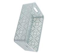 Prevessel Panier de Rangement en Plastique ajouré Multifonctionnel pour Fournitures de Bureau 9,1x13,4x3,9 Pouces