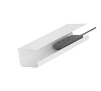 Prevessel Plateau de Gestion des Câbles sous Le Bureau, Durable, sans Poinçon, Organisateur de Fentes de Fil pour Le Bureau et la Maison (Blanche)