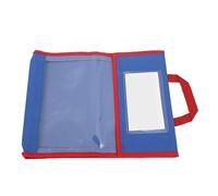 Prevessel Pochette Transparente pour Livre de Lecture pour Enfants, Portable pour le Rangement des Fournitures Scolaires et les Devoirs