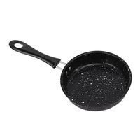 Prevessel Poêle à Frire Antiadhésive en Acier Inoxydable, Conduction Thermique Rapide et Uniforme pour une Cuisson Saine, Poêle pour Steak de Bacon (12CM)