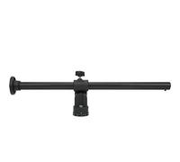 Prevessel SLR Rotule Axe Extension Barre Transversale Photographie Support Aérien pour Studio Photographie Extérieure Aluminium Noir 1 Ensemble