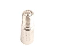 Prevessel Valve d'air D'extension Gonflable, Buse de Gonflage de Moteur en Acier Robuste pour Roue Avant de Scooter M365/Pro/PRO2 pour Vélos (25mm)