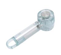 Prevessel Ventilateur Portatif Portable, Vitesse du Vent Forte, Fonction de Refroidissement à Faible Bruit pour L'extérieur, Cellule au Lithium, Corps Transparent, Ventilateur de Bureau Rechargeable