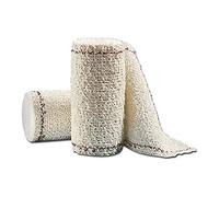 Previs - Bande de Fixation Previcrepe S, Lavable à 60°C, Respirante, Légère Compression, Taille 4 m x 15 cm, Lot de 10 Rouleaux