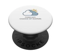 Prévision des Chances de Couches pour Les Nouveaux Parents PopSockets PopGrip Adhésif
