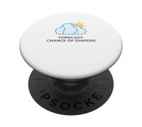 Prévision des Chances de Couches pour Les Nouveaux Parents PopSockets PopGrip Adhésif
