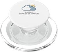 Prévision des Chances de Couches pour Les Nouveaux Parents PopSockets PopGrip pour MagSafe