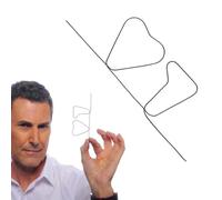 Prévision du fil de fer en métal à mémoire - fil à haute température, jouet magique durable, matériau réutilisable pour une performance professionnelle flexible | Outil magicien, performan