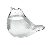 Prévision météo en verre tempête, Station de prévision météo en forme d'oiseau, baromètre liquide, décoration de la maison