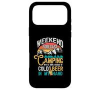 Prévisions du Week-End 100% Chance Beer in My Hand Camping Coque pour iPhone 17 Pro Max