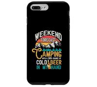 Prévisions du Week-End 100% Chance Beer in My Hand Camping Coque pour iPhone 7 Plus/8 Plus