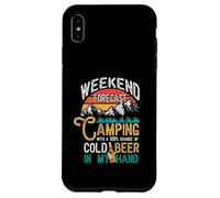 Prévisions du Week-End 100% Chance Beer in My Hand Camping Coque pour iPhone XS Max
