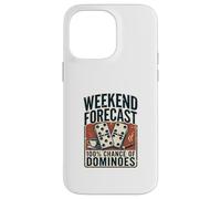 Prévisions du W nd 100% Chance of Dominoes Domino Coque pour iPhone 14 Pro Max