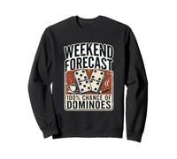 Prévisions du W nd 100% Chance of Dominoes Domino Sweatshirt