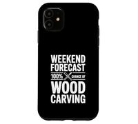 Prévisions du Week-End : 100% de Chances de Sculpture sur Bois Coque pour iPhone 11