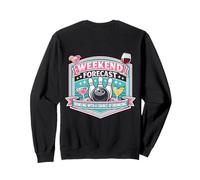 Prévisions du W nd Bowling avec Chance de Boire Blague pour Femmes Sweatshirt