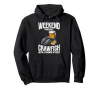 Prévisions du W nd écrevisses avec Une Chance de bière écrevisses Sweat à Capuche