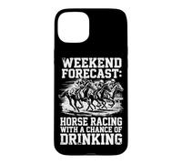 Prévisions du W nd pour Les Courses de Chevaux Chance of Drinking Derby Lover Coque pour iPhone 15 Plus