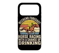 Prévisions du W nd pour Les Courses de Chevaux Chance of Drinking Derby Lover Coque pour iPhone 17 Pro Max