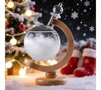 Prévisions météo en cristal, verre tempête, bouteille de prévision météo sphérique, boule de cristal décorative, prévision météo, cadeau créatif pour bureau, décoration de la maison, verre météo