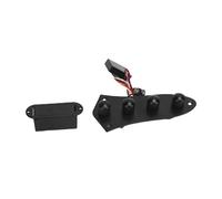Prewired 3 Stage Preamplifier Guitar Control Plate Assembly, Metal Prewired Control Board with 3 Band EQ Adjustable Gain Low Noise Circuit Kit for Bass Electric Guitar Replacement (Noir)