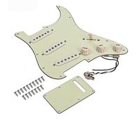 Prewired Electric Guitar Pickguard Set, Front/Back Scratch Plates with Pickups & Controls, Universal Replacement Fit