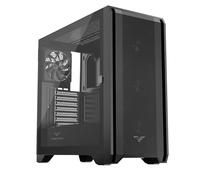 PREYON Nest Windy Boîtier PC Gamer ATX - Tour PC Gamer avec 4 Ventilateurs 120 mm, Panneau en Verre Trempé, Face Avant en Mesh, Filtres Anti-Poussière, USB-C, Compatible ATX/Micro-ATX/Mini-ITX