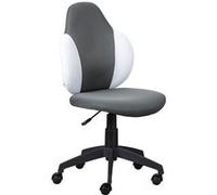 PREZI - Fauteuil Pivotant Gris pour Enfant -