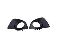 PRFGSGVBV Calandre Cache Phare Cadre De Couverture Noir pour Feu Antibrouillard Avant pour Mazda 2 pour Demio pour Hayon (Uniquement pour La Version 3 Portes) Antibrouillard Calandre(RH and LH 2 pcs)
