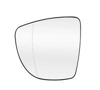 PRFGSGVBV Coque Rétroviseur Latéral pour Clio pour Le Monde Entier pour L'australie 2012-2019 Couvercle Rétroviseur D'aile De Porte en Verre Couvercle Rétroviseur(1pc Left)