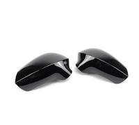 PRFGSGVBV Coque Rétroviseur Latéral pour Seat pour Ibiza pour 6J 2008 2009 2010 2011 2012 2013 Style Fiber Carbone Noir Rétroviseur Latéral Couvercles Remplacement Couvercle Rétroviseur(Black)