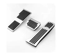 PRFGSGVBV Couvercle Pédale d'embrayage Couvre-pédale d'accélérateur et de Frein pour CX-5 CX5 pour CX 5 pour CX3 CX7 CX8 CX9 2012-2023 Extensions Pédales(RHD AT 3pcs Silver)