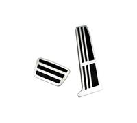 PRFGSGVBV Couvre Pédale Embrayage Couvercle Pédale Frein À Carburant Accessoires LHD Pédales Voiture pour RAV4 pour XA50 pour Camry pour XV70 pour Avalon 2018 Revêtement Pédale Frein(AT Without Rest)