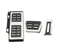 PRFGSGVBV Couvre Pédale Embrayage pour A3 pour 8V pour S3 pour RS3 pour Sportback pour Cabrio Pédales Couverture Auto Pédale Protecteur en Acier Inoxydable Revêtement Pédale Frein(3Pcs MT)