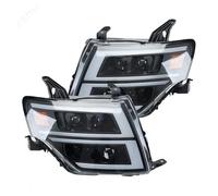 PRFGSGVBV Feux Avant 1 Paire Phares Avant LED Pour Pajero Pour Montero V97 V93 V95 V98 2006-2021 Feux Circulation Diurnes Ensemble Phares(Right Steering Wheel)