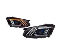 PRFGSGVBV Feux Avant Lot 2 Phares LED Voiture Pour Classe S W221 2006-2013 Clignotants Dynamiques DRL Accessoires Ensemble Phares(06-09HaveNightVision)