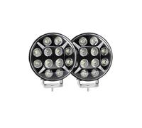 PRFGSGVBV Phare Avant Feu Antibrouillard Rond Pour Tracteur Pour Camion 4x4 4WD 12V 24V Voiture 9 Pouces Jaune Et Blanc Led DRL Accessoires Pour Tout-terrain Projecteur Avants(2PC 7inch Flashing)