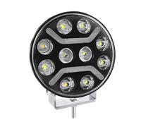 PRFGSGVBV Phare Avant Feu Antibrouillard Rond Pour Tracteur Pour Camion 4x4 4WD 12V 24V Voiture 9 Pouces Jaune Et Blanc Led DRL Accessoires Pour Tout-terrain Projecteur Avants(1PC 7inch Welcome)