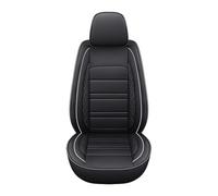 PRFGSGVBV Protection Siège Housse De Siège Auto Universelle en Cuir Imperméable pour Aygo pour Avensis T25 T29 pour pour Chr pour Yaris(1Pcs-Black White)