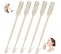 prgislew Tondeuse de nez 5 pièces 2 en 1, 2025, tondeuse de nez double face, portable, rotative à 360°, pour homme et femme, épilateur manuel pour la maison, les voyages essentiels