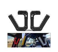 PRGPMSUNAD Poignées portières intérieures pour JK pour Wrangler 2007-2018 Poignée De Toit De Porte Intérieure Avant De Voiture(Noir)