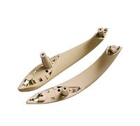 PRGPMSUNAD Poignées portières intérieures Pour La Série 3 4 F30 F31 F32 F33 F34 F35 F36 F80 F82 F83 2013-2018 Couvercle De Garniture De Poignée De Porte Intérieure De Voiture(Beige-2pcs-Rear)