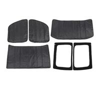 PRGPMSUNAD Tapis d’Isolation Acoustique pour J&eep pour Wrangler JL 2018-2022 4 Portes Kit D'isolation Thermique Protection Toit Coton(6PCS JK 4-Door)