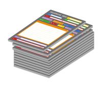 PRICARO Bloc-notes téléphonique "Perfekt", DIN A5, non perforé, 10 pièces, version linguistique anglaise