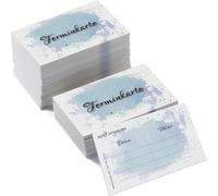 PRICARO Carte de rendez-vous "Aquarelle", 200 pièces