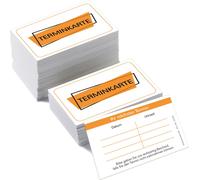 PRICARO Carte de rendez-vous "Basic-orange", 200 pièces