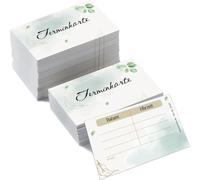PRICARO Carte de rendez-vous "Eucalyptus", 200 pièces